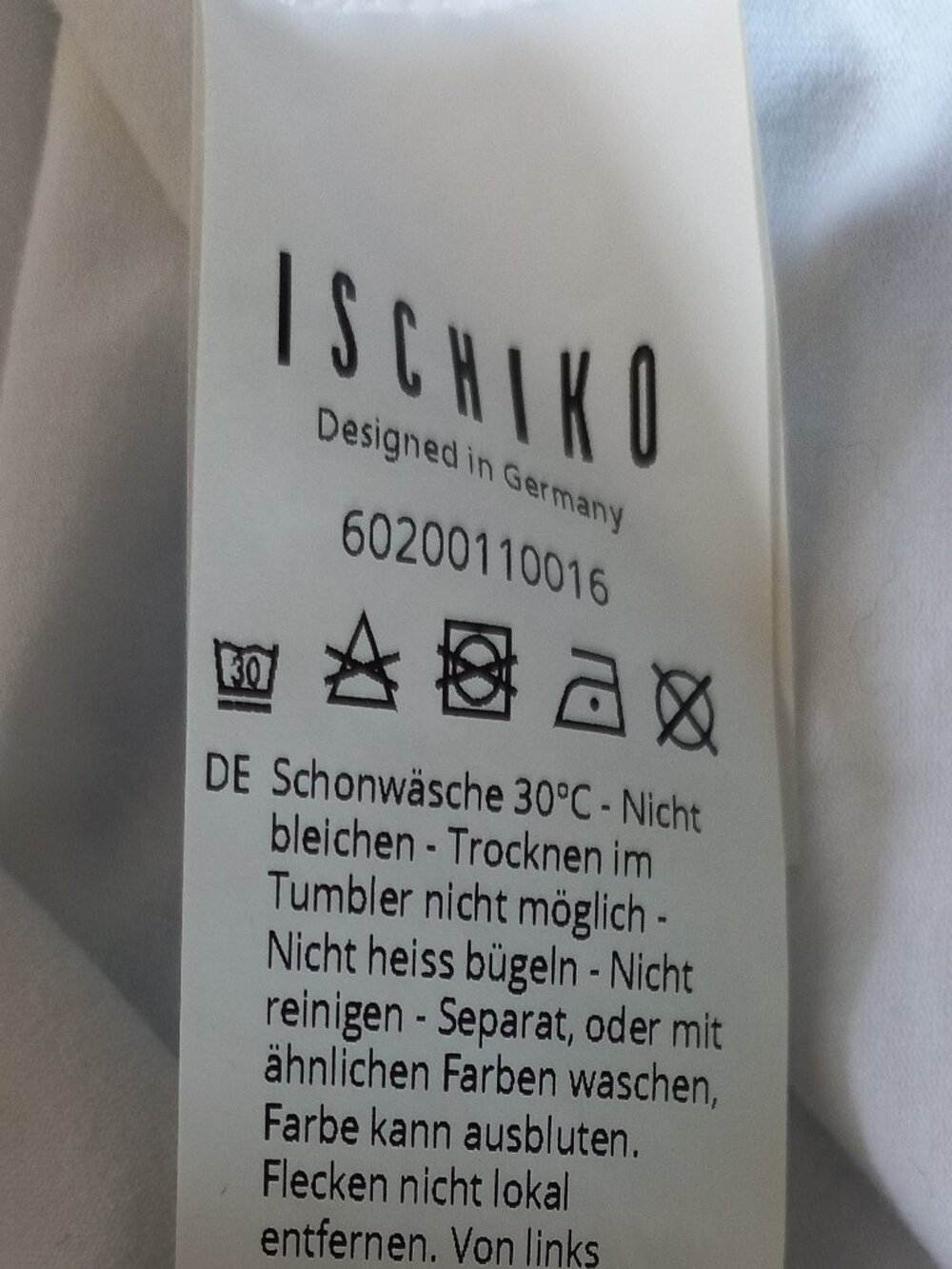 ISCHIKO by OSKA boxy white t shirt with shoulder button details - Picture 11 of 11
